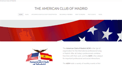 Desktop Screenshot of americanclubofmadrid.com