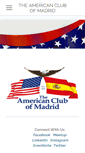 Mobile Screenshot of americanclubofmadrid.com